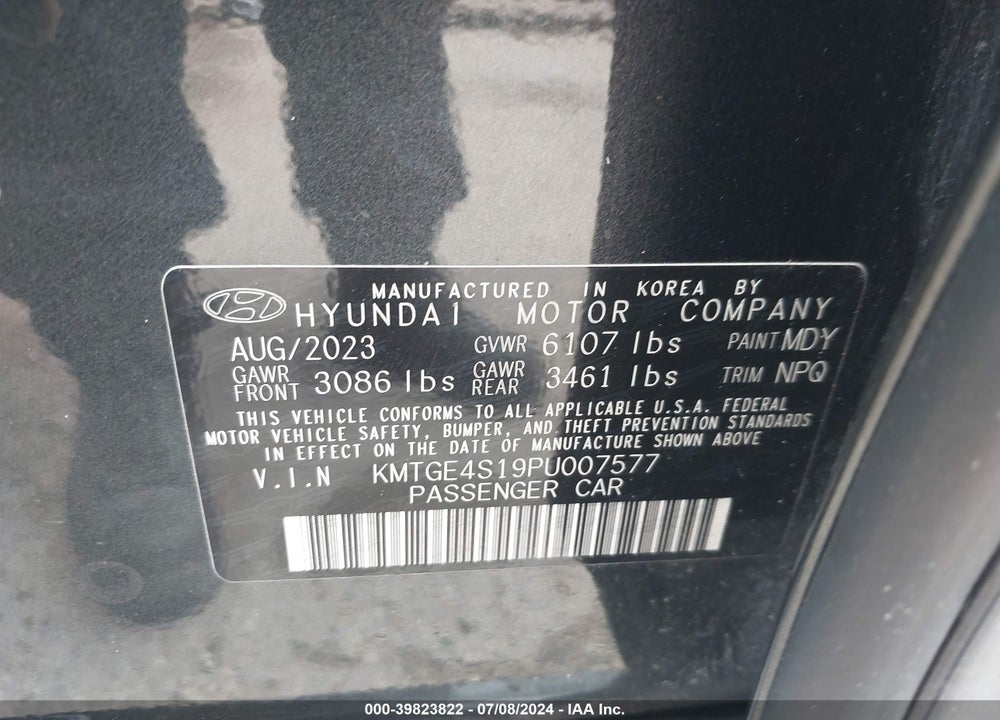 2023 GENESIS ELECTRIFIED G80 VIN: KMTGE4S19PU007577