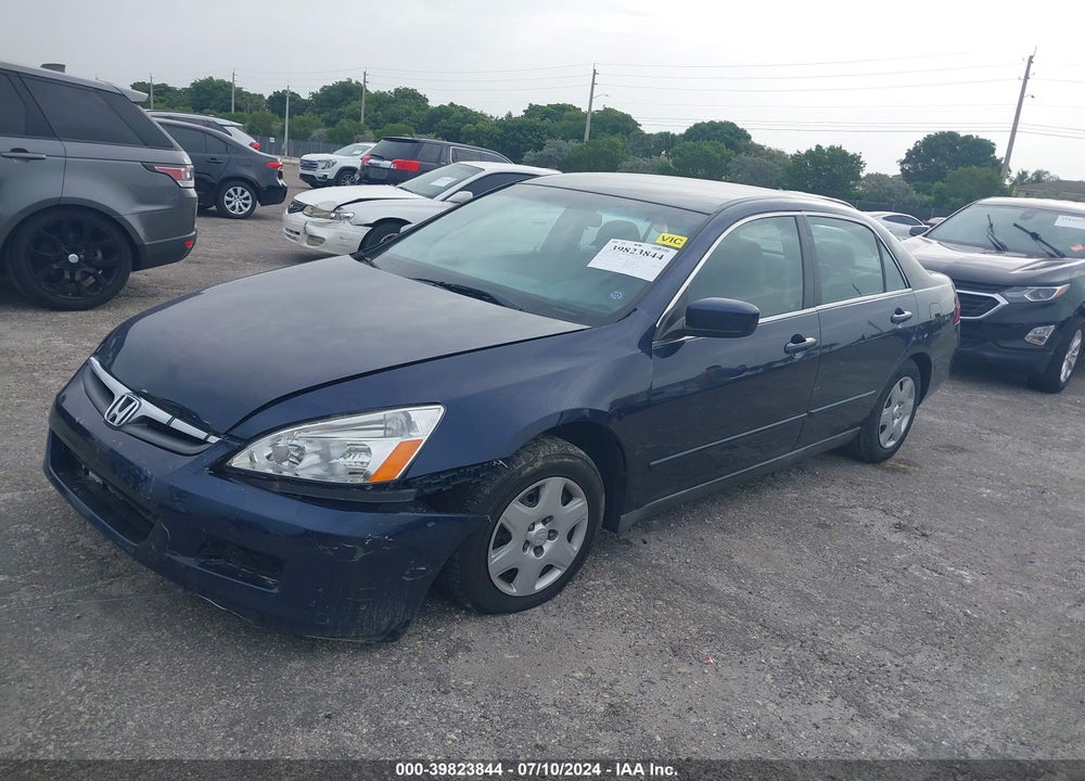 2007 HONDA ACCORD 2.4 LX VIN: 1HGCM56407A005696