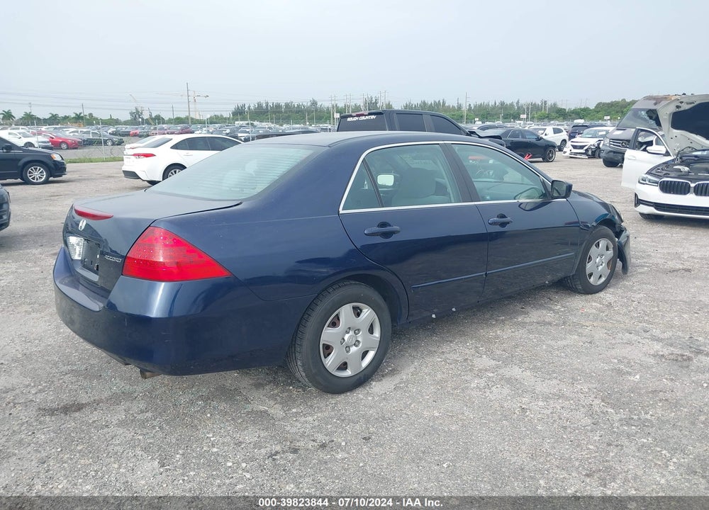 2007 HONDA ACCORD 2.4 LX VIN: 1HGCM56407A005696