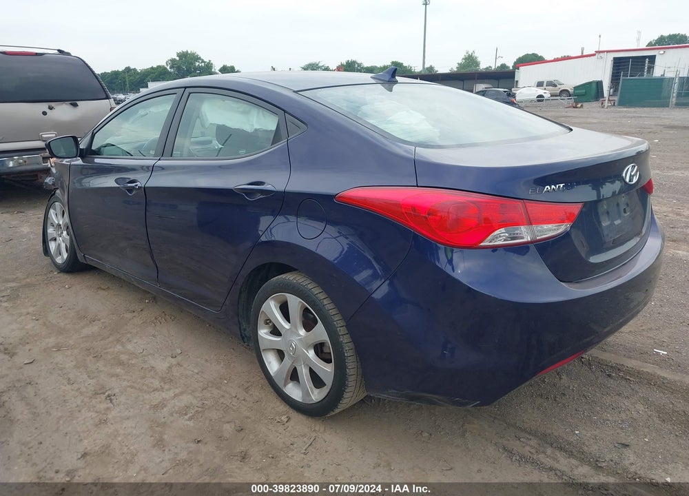 2011 HYUNDAI ELANTRA LIMITED VIN: 5NPDH4AEXBH015350