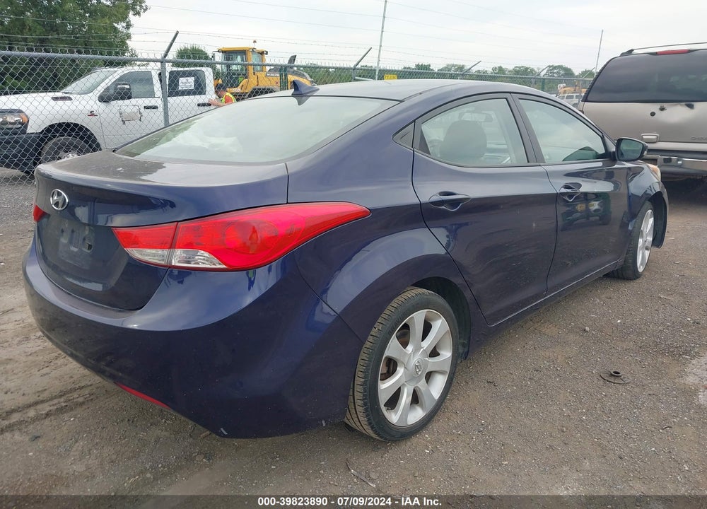 2011 HYUNDAI ELANTRA LIMITED VIN: 5NPDH4AEXBH015350