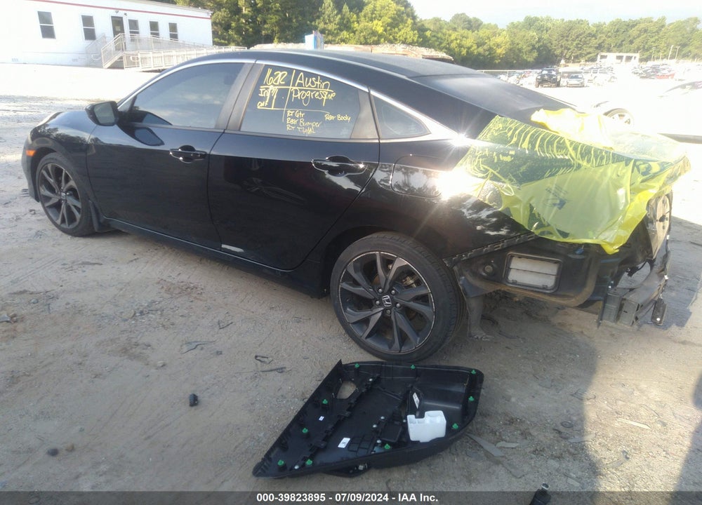 2019 HONDA CIVIC VIN: 2HGFC2F8XKH590671
