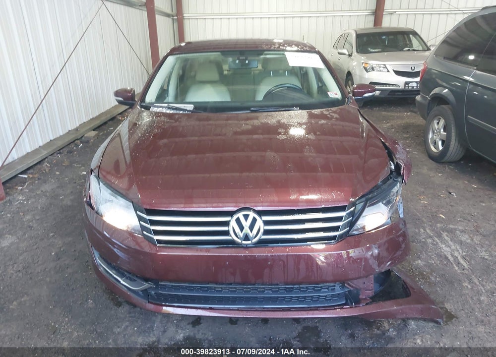 2014 VOLKSWAGEN PASSAT 2.5L WOLFSBURG EDITION VIN: 1VWAP7A3XEC017361