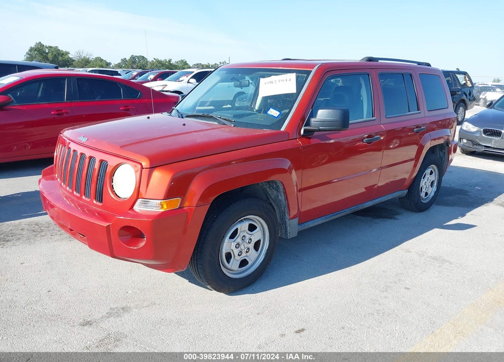2008 JEEP PATRIOT SPORT VIN: 1J8FT28058D589030
