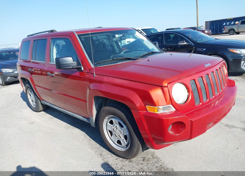 2008 JEEP PATRIOT SPORT VIN: 1J8FT28058D589030