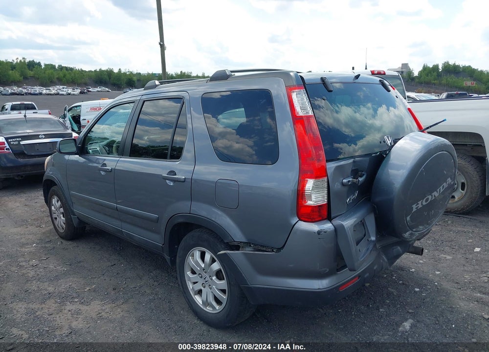 2006 HONDA CR-V SE VIN: SHSRD78956U437342