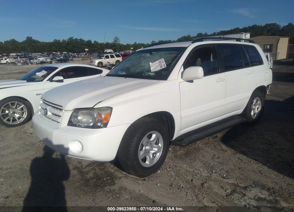 2007 TOYOTA HIGHLANDER V6 VIN: JTEDP21A170139768