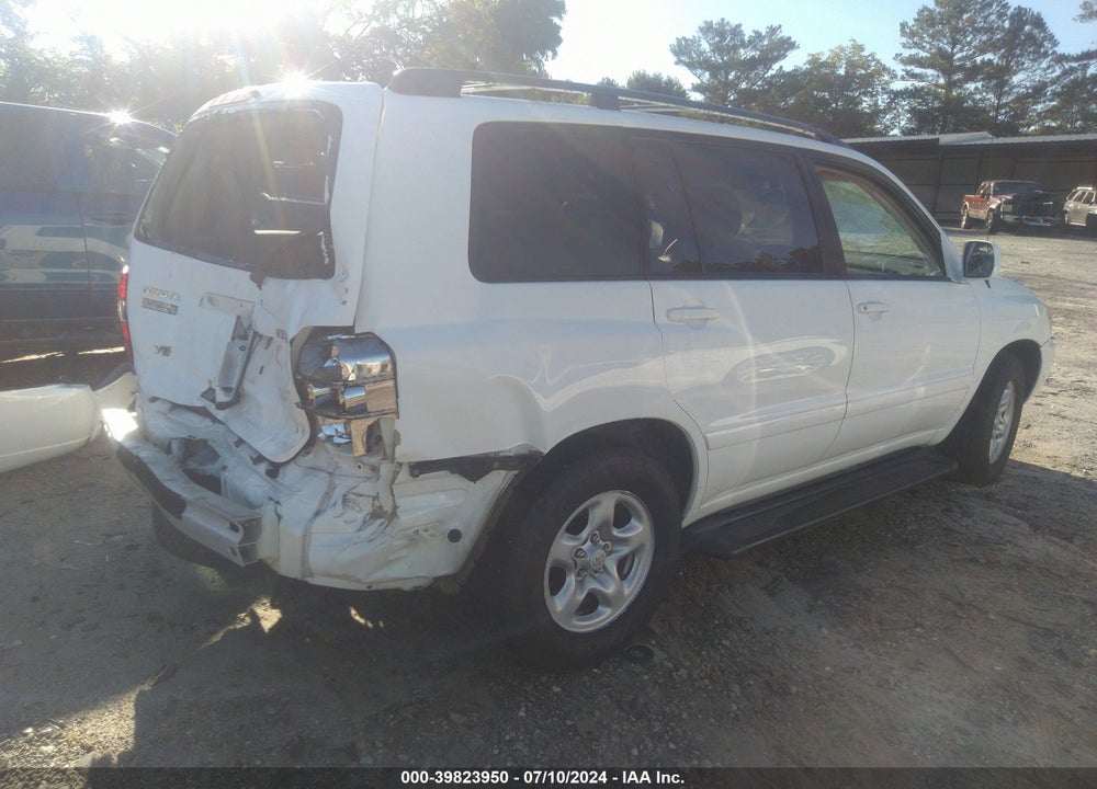 2007 TOYOTA HIGHLANDER V6 VIN: JTEDP21A170139768
