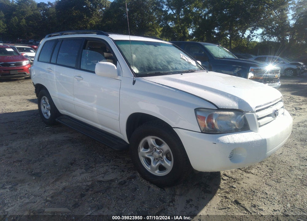 2007 TOYOTA HIGHLANDER V6 VIN: JTEDP21A170139768