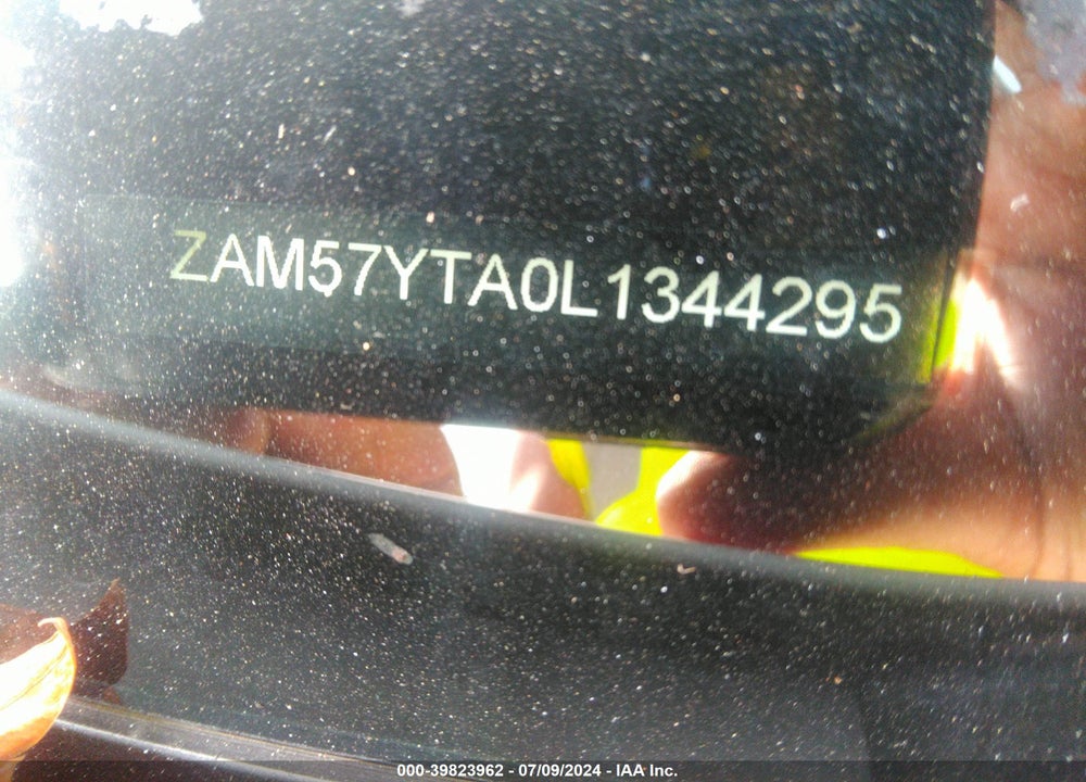 2020 MASERATI GHIBLI S Q4 VIN: ZAM57YTA0L1344295