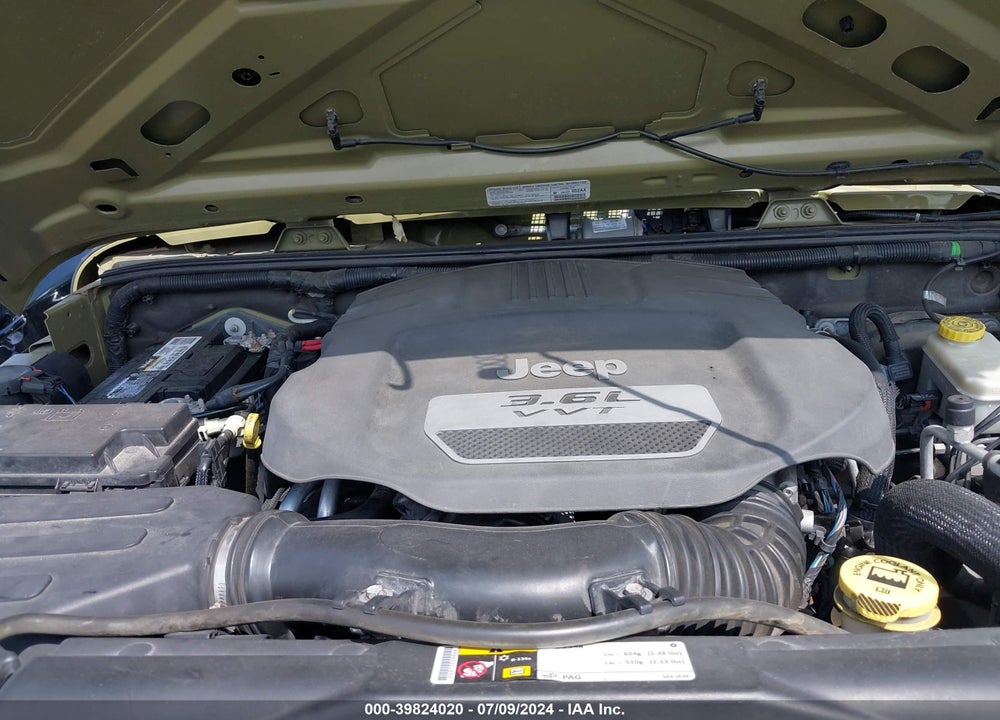 2013 JEEP WRANGLER SPORT VIN: 1C4AJWAG7DL578696