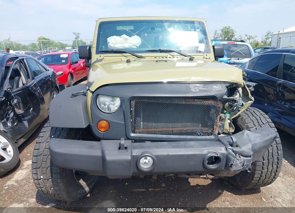 2013 JEEP WRANGLER SPORT VIN: 1C4AJWAG7DL578696