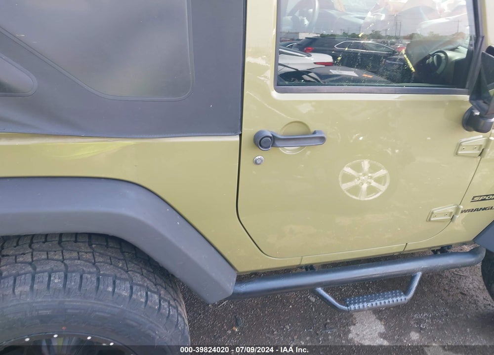 2013 JEEP WRANGLER SPORT VIN: 1C4AJWAG7DL578696