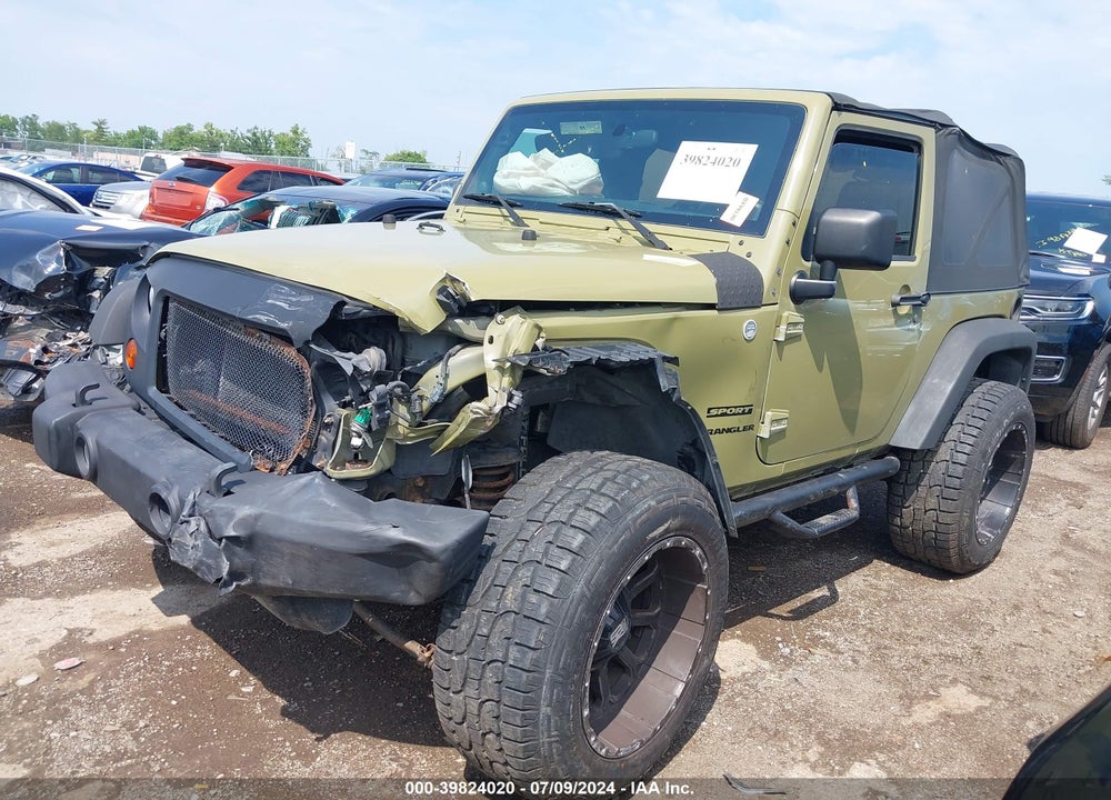 2013 JEEP WRANGLER SPORT VIN: 1C4AJWAG7DL578696