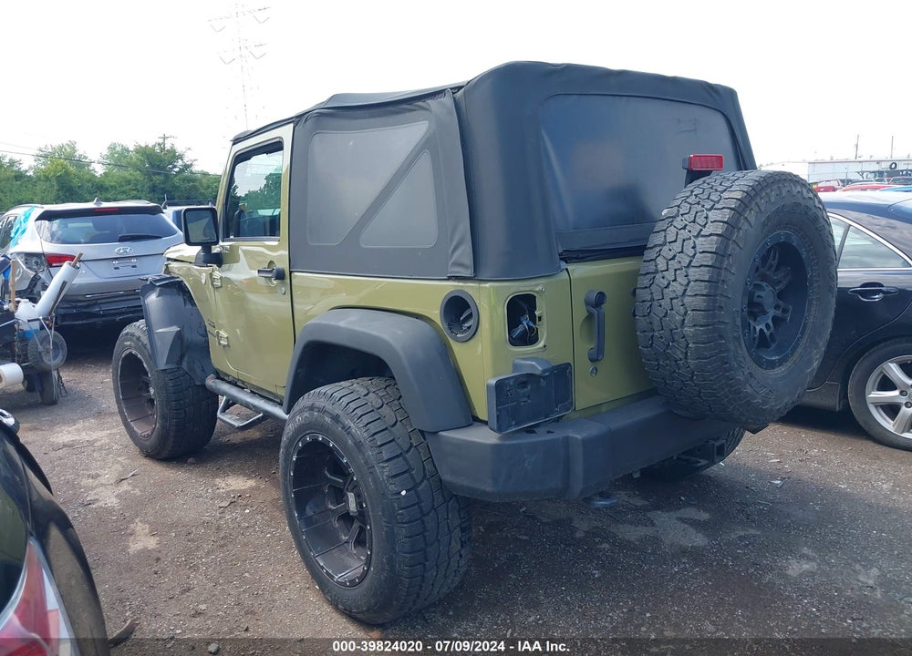 2013 JEEP WRANGLER SPORT VIN: 1C4AJWAG7DL578696