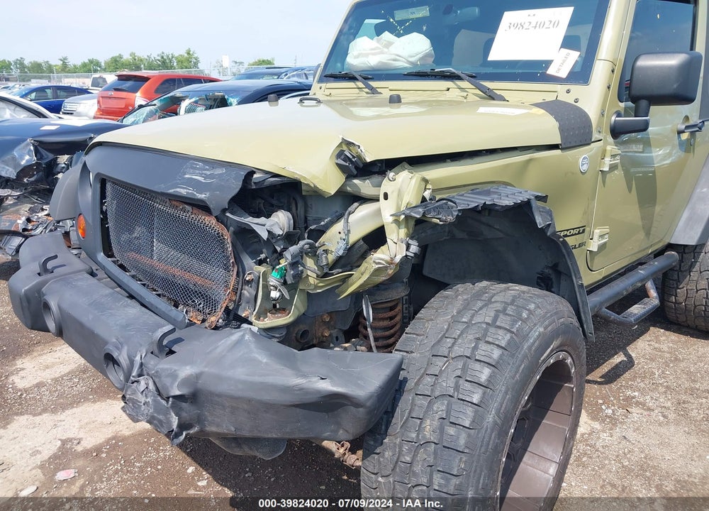 2013 JEEP WRANGLER SPORT VIN: 1C4AJWAG7DL578696