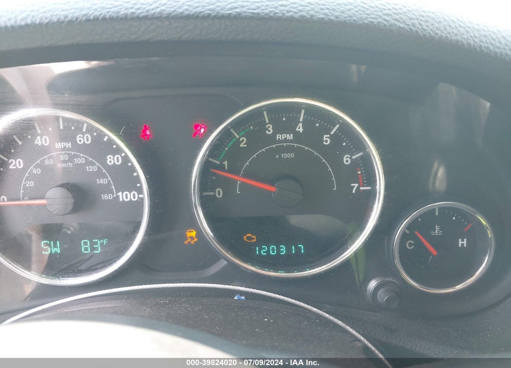 2013 JEEP WRANGLER SPORT VIN: 1C4AJWAG7DL578696