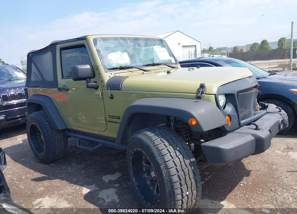 2013 JEEP WRANGLER SPORT VIN: 1C4AJWAG7DL578696