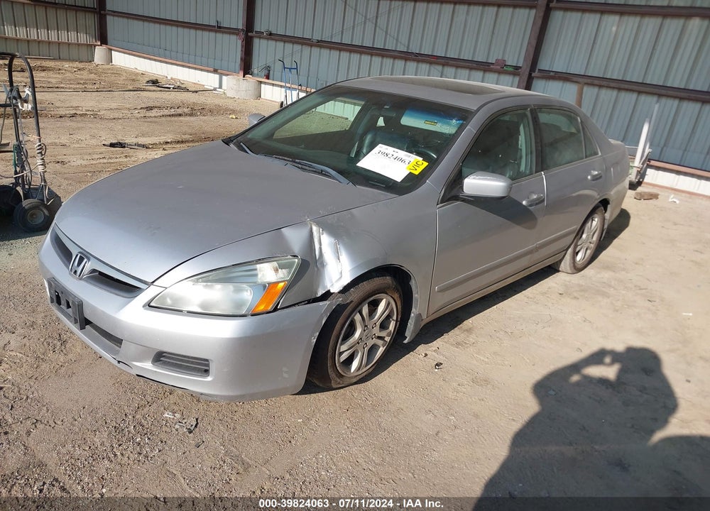 2007 HONDA ACCORD 2.4 EX VIN: 1HGCM56887A143912