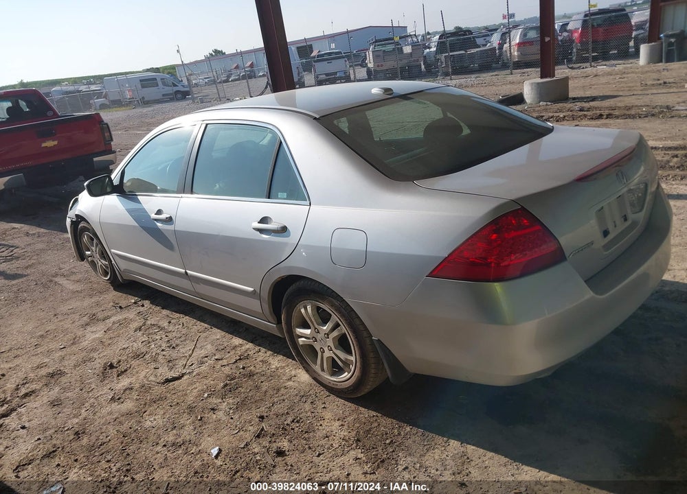 2007 HONDA ACCORD 2.4 EX VIN: 1HGCM56887A143912