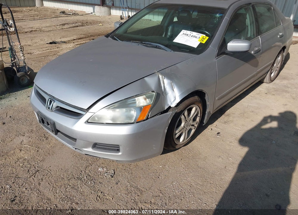 2007 HONDA ACCORD 2.4 EX VIN: 1HGCM56887A143912
