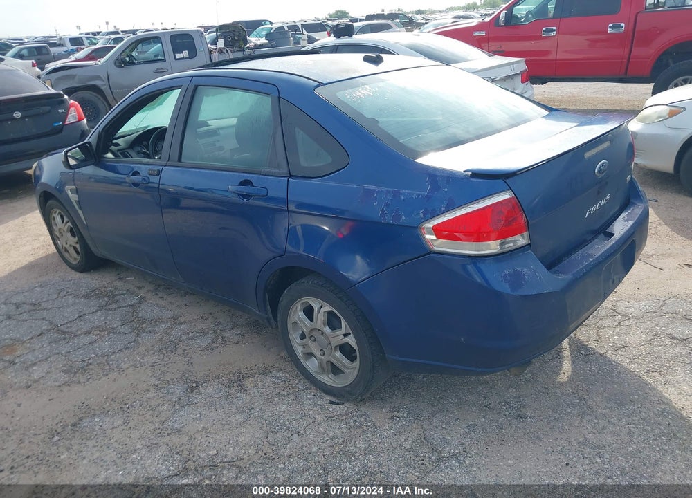 2008 FORD FOCUS SE/SES VIN: 1FAHP35N88W145760
