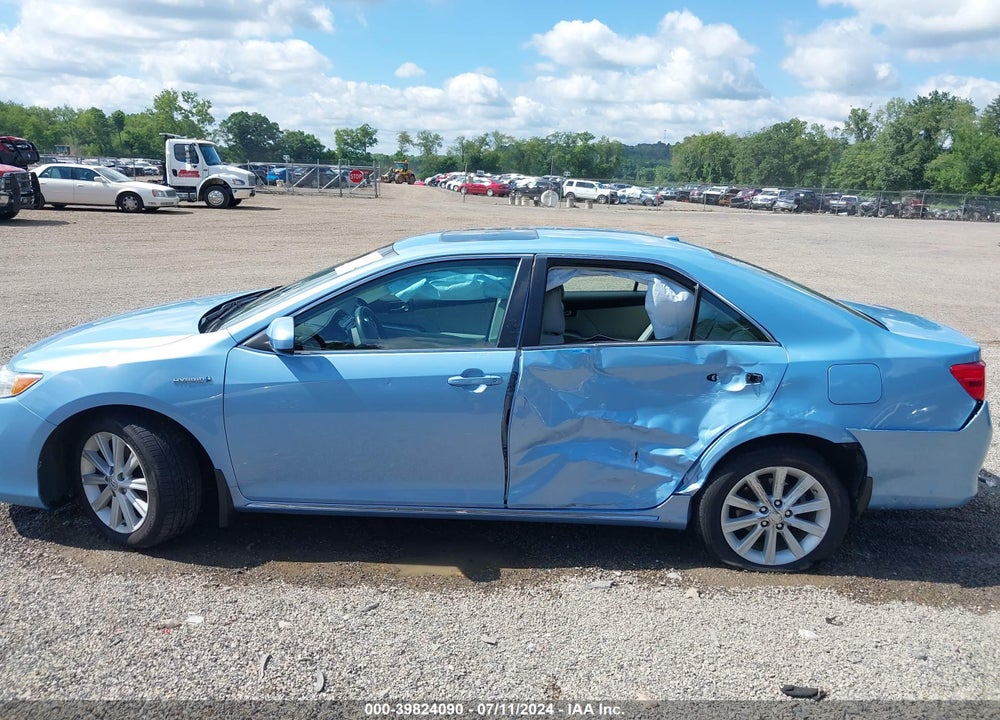 2012 TOYOTA CAMRY HYBRID XLE VIN: 4T1BD1FK7CU051290