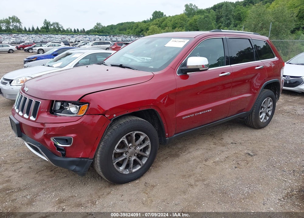 2014 JEEP GRAND CHEROKEE LIMITED VIN: 1C4RJFBGXEC196763