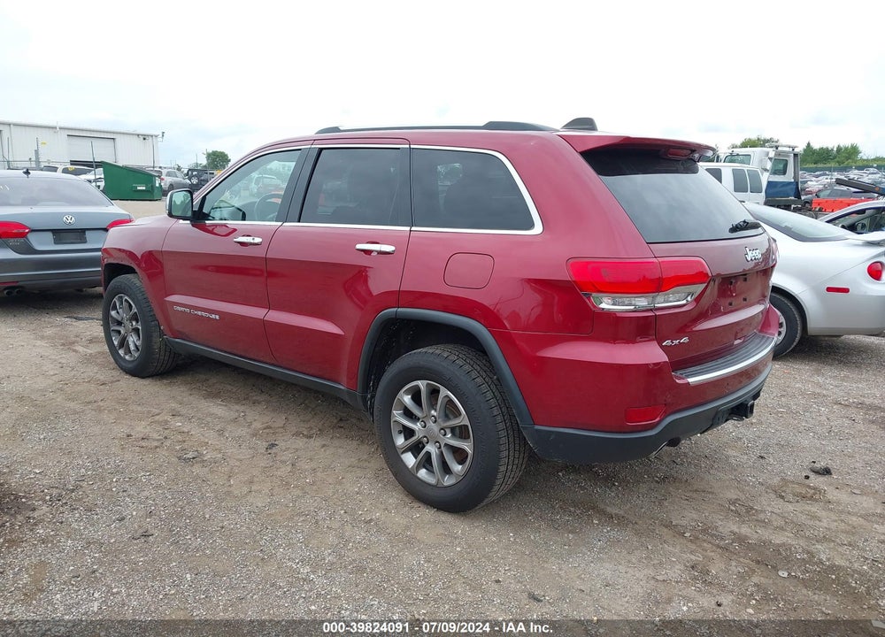 2014 JEEP GRAND CHEROKEE LIMITED VIN: 1C4RJFBGXEC196763