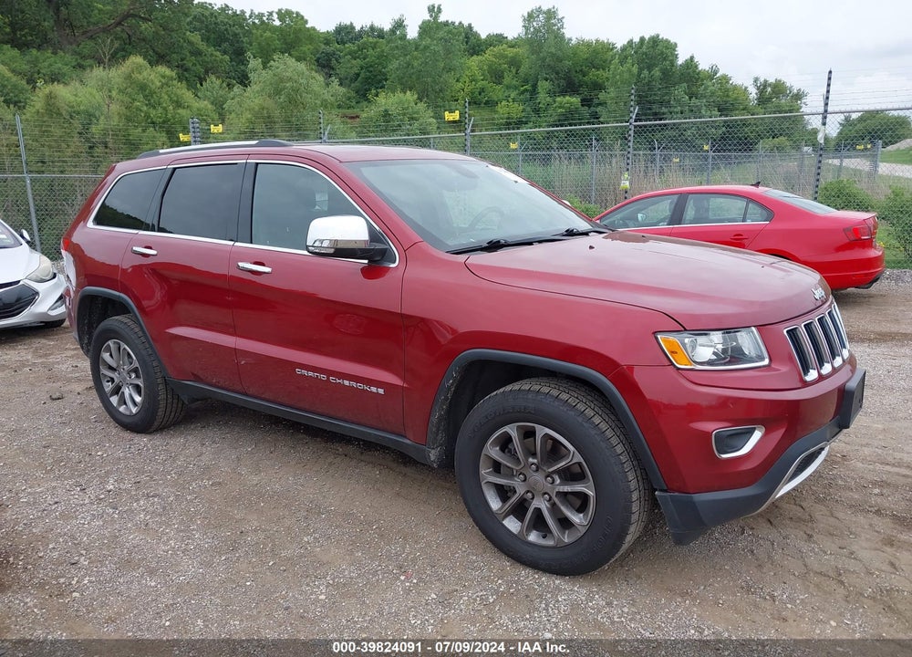 2014 JEEP GRAND CHEROKEE LIMITED VIN: 1C4RJFBGXEC196763