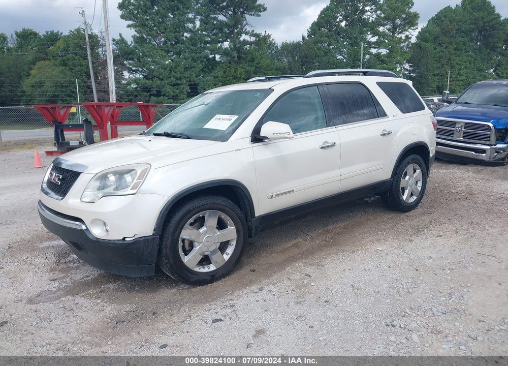2008 GMC ACADIA SLT-2 VIN: 1GKER33748J249384