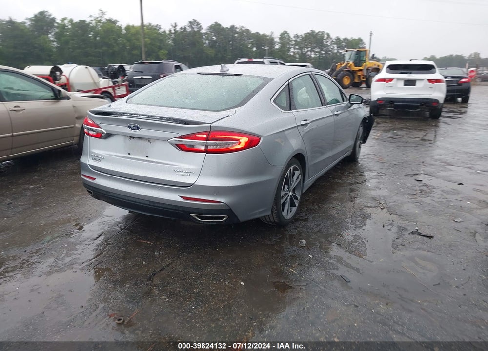 2020 FORD FUSION TITANIUM VIN: 3FA6P0K92LR118157