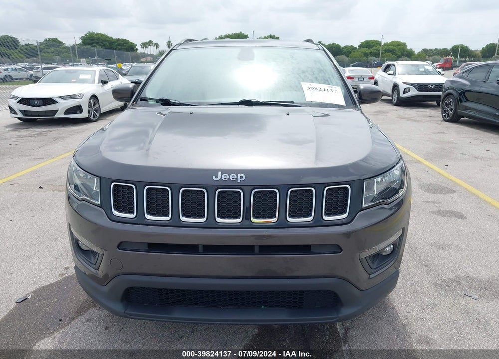 2020 JEEP COMPASS LATITUDE FWD VIN: 3C4NJCBB9LT121183
