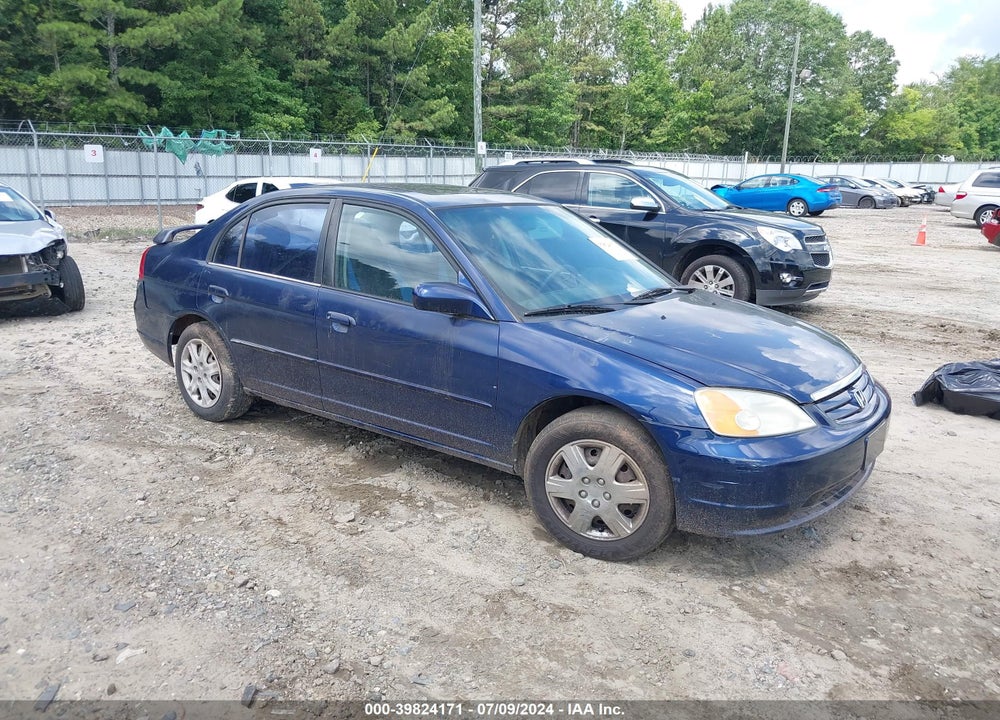 2003 HONDA CIVIC EX VIN: 1HGES26703L011116