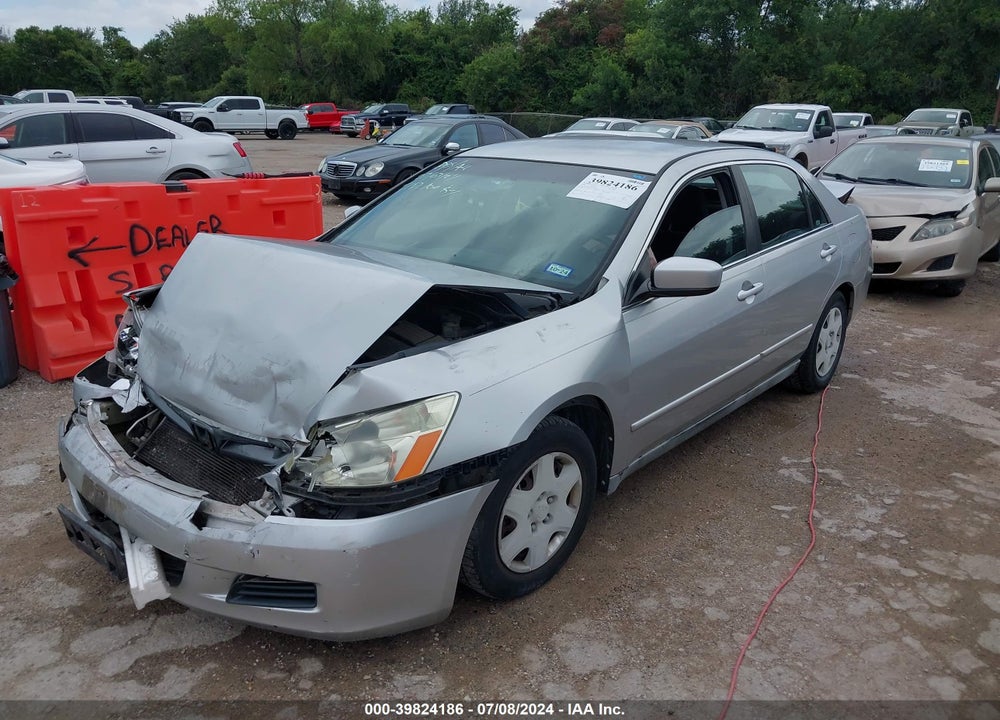 2006 HONDA ACCORD 2.4 LX VIN: 3HGCM56486G700024