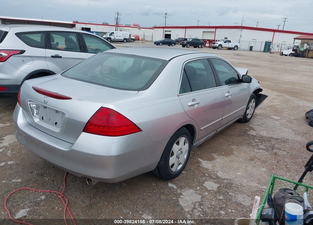 2006 HONDA ACCORD 2.4 LX VIN: 3HGCM56486G700024