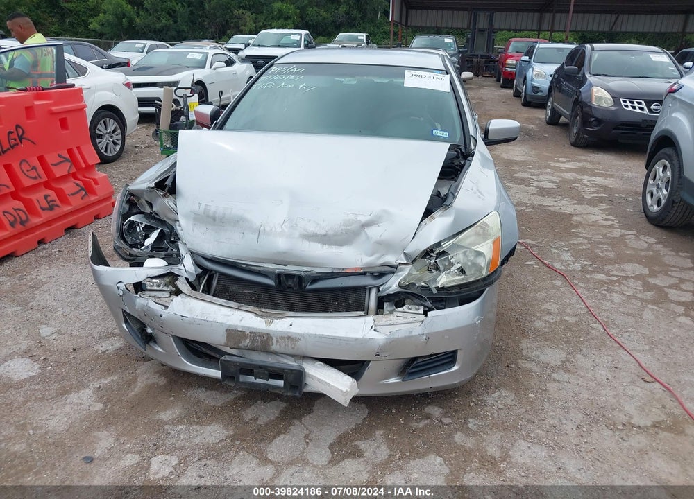 2006 HONDA ACCORD 2.4 LX VIN: 3HGCM56486G700024