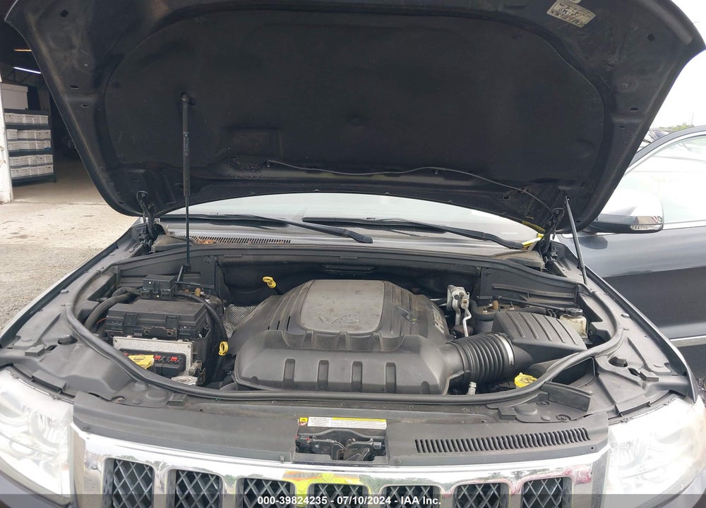 2012 JEEP GRAND CHEROKEE OVERLAND VIN: 1C4RJFCT3CC327377