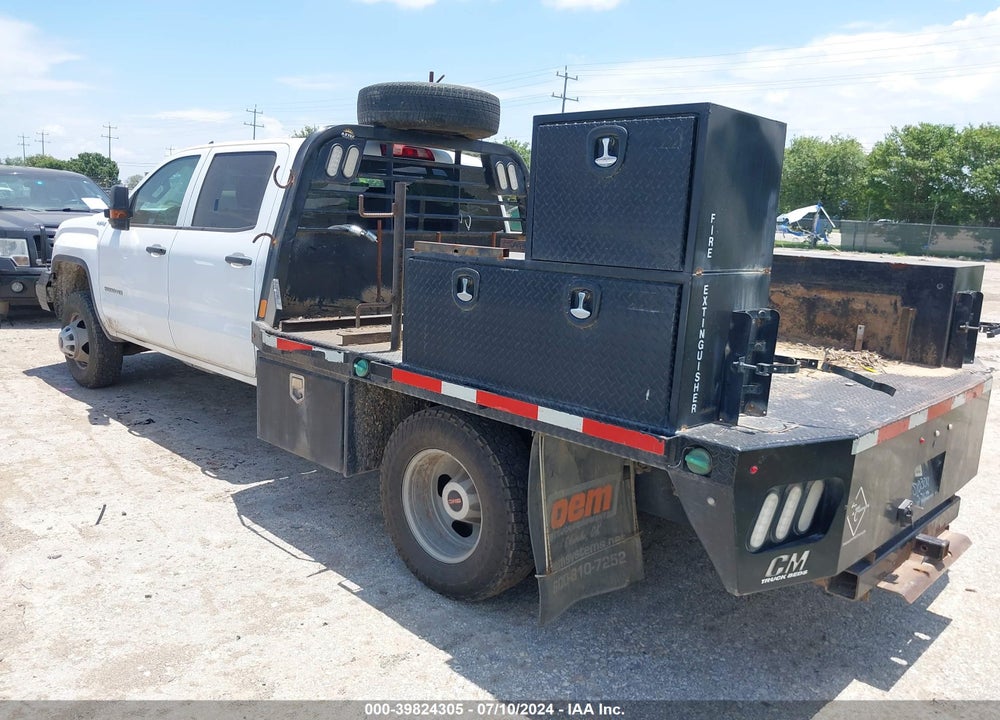2019 GMC SIERRA 3500HD CHASSIS VIN: 1GD42TCY6KF258534