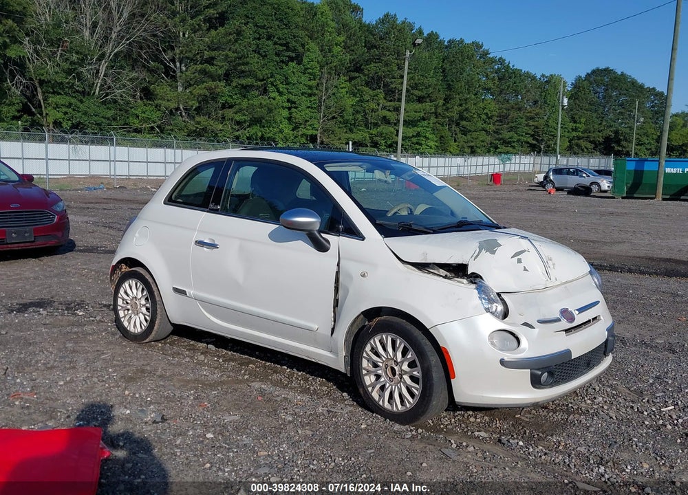2012 FIAT 500 LOUNGE VIN: 3C3CFFCR6CT225222