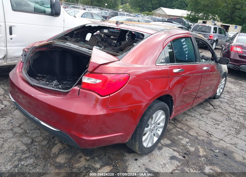 2014 CHRYSLER 200 LIMITED VIN: 1C3CCBCG7EN167608