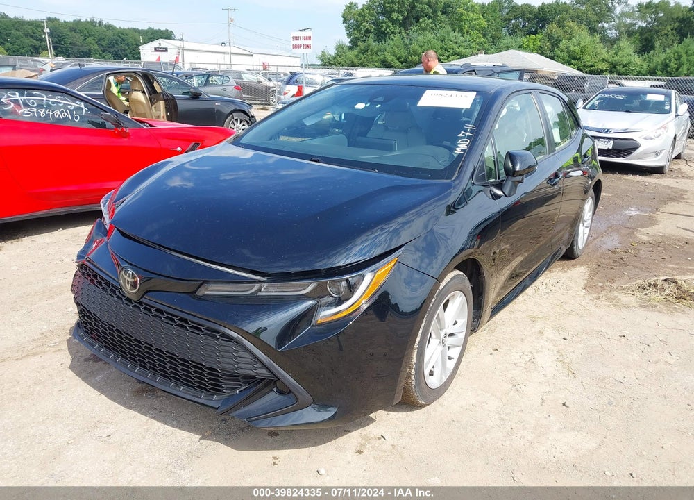 2019 TOYOTA COROLLA SE VIN: JTNK4RBE8K3072328