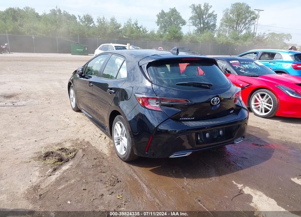 2019 TOYOTA COROLLA SE VIN: JTNK4RBE8K3072328