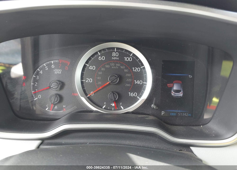 2019 TOYOTA COROLLA SE VIN: JTNK4RBE8K3072328
