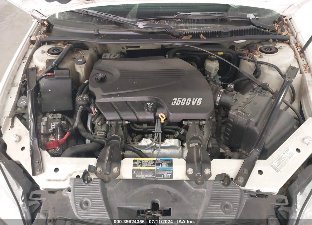 2008 CHEVROLET IMPALA LS VIN: 2G1WB58K381250638