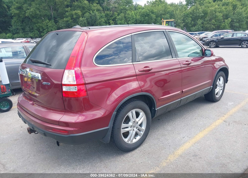 2011 HONDA CR-V EX-L VIN: 5J6RE4H77BL037186