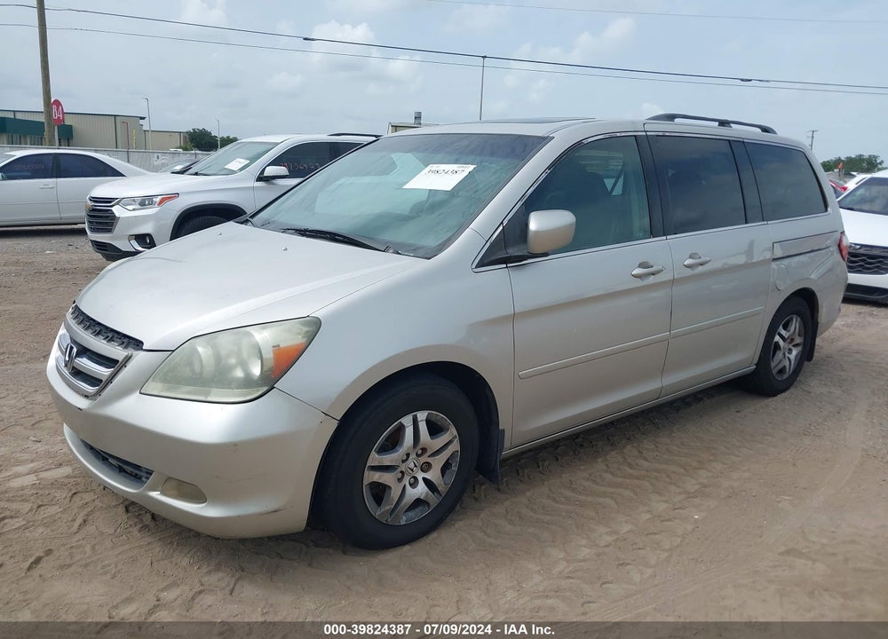 2006 HONDA ODYSSEY EX-L VIN: 5FNRL38676B450022