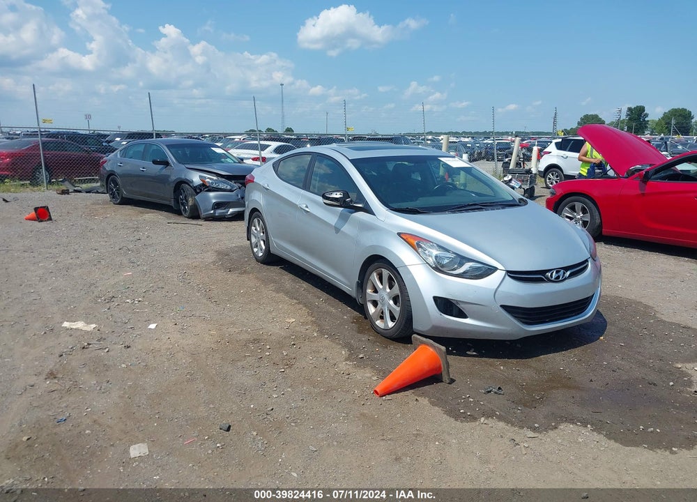 2013 HYUNDAI ELANTRA LIMITED VIN: 5NPDH4AE4DH187053