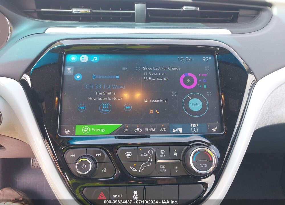 2020 CHEVROLET BOLT EV FWD LT VIN: 1G1FY6S06L4134360