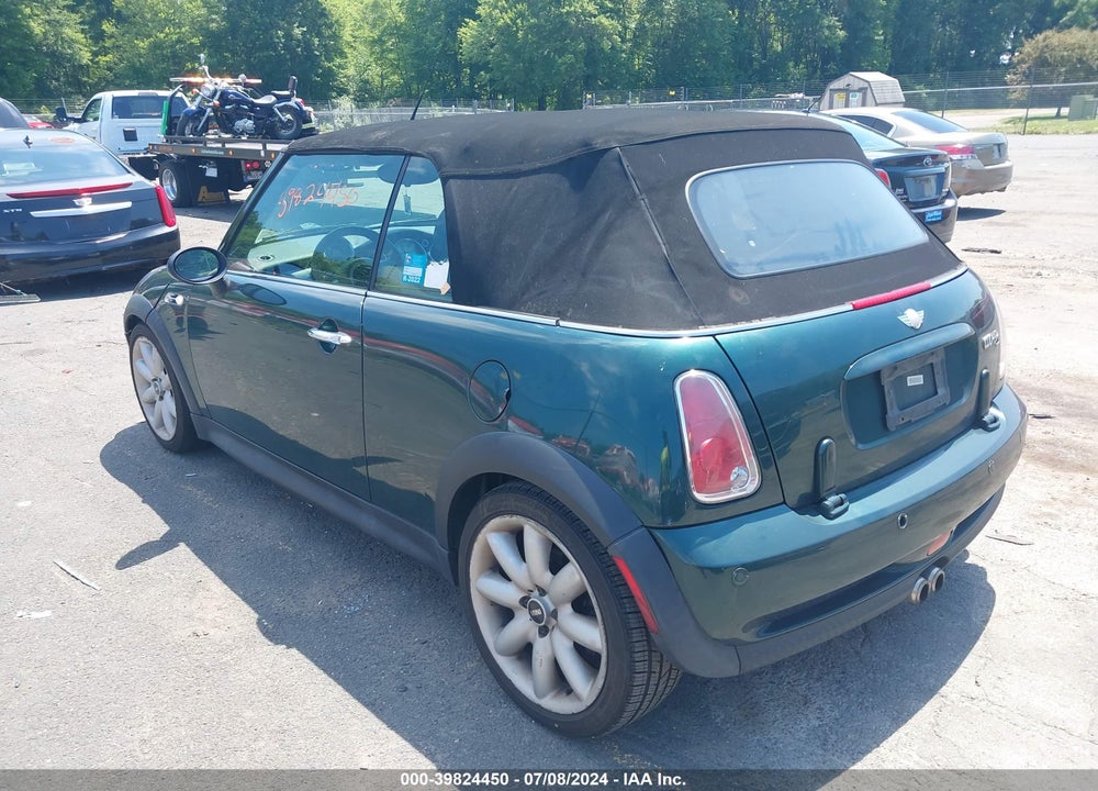 2007 MINI COOPER S VIN: WMWRH33527TJ43241